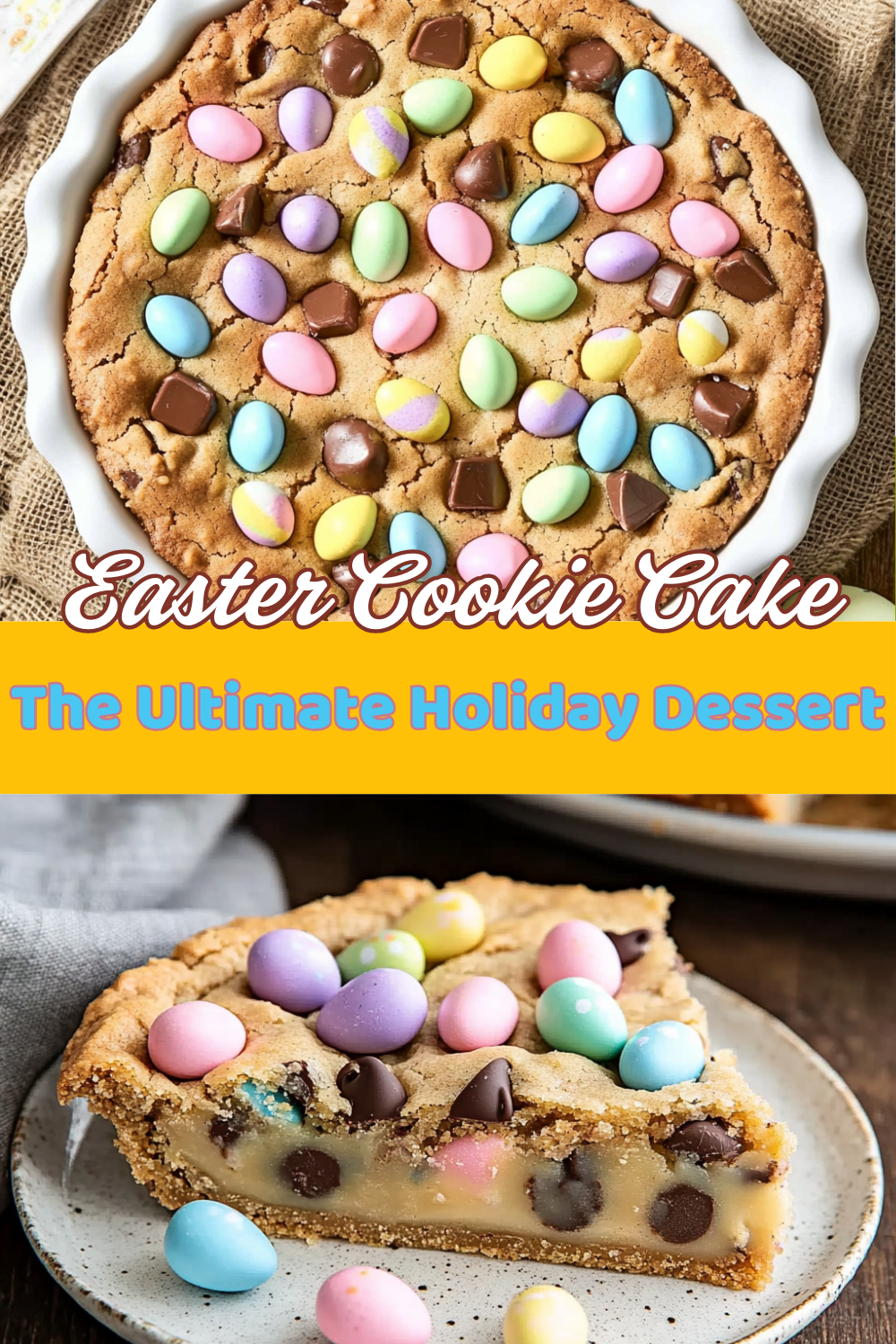 Easter Cookie Cake