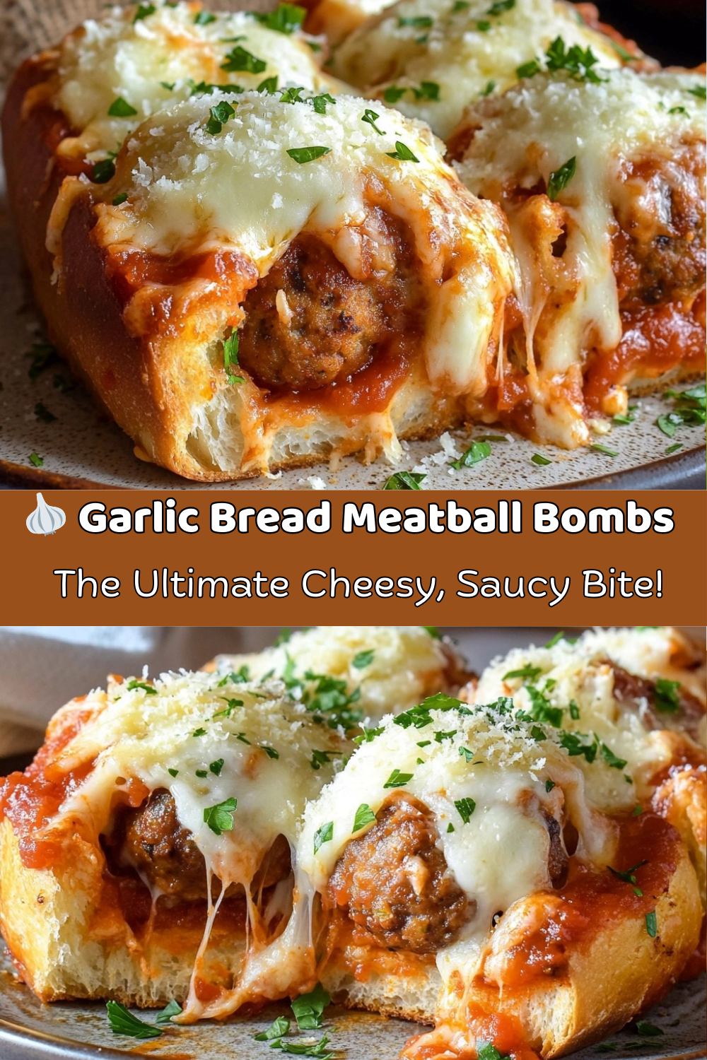 Garlic Bread Meatball Bombs