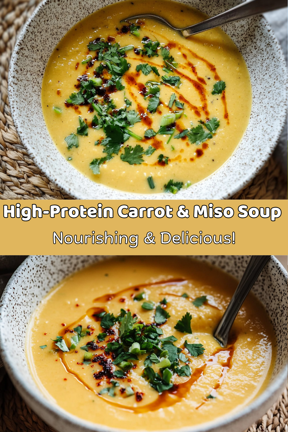 High-Protein Carrot & Miso Soup