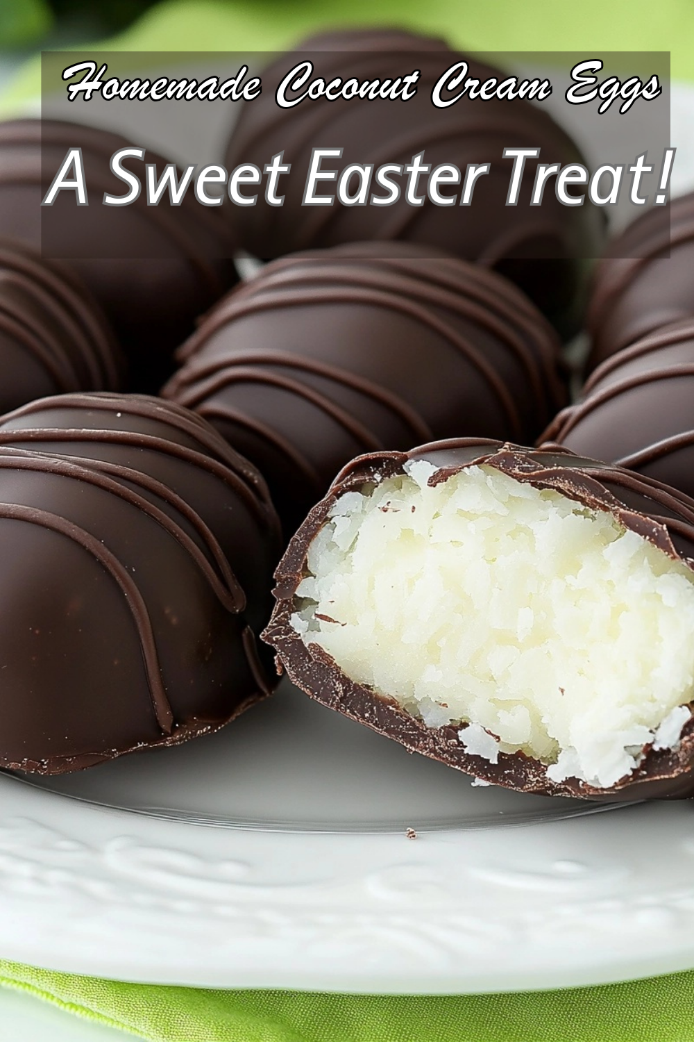 Homemade Coconut Cream Eggs