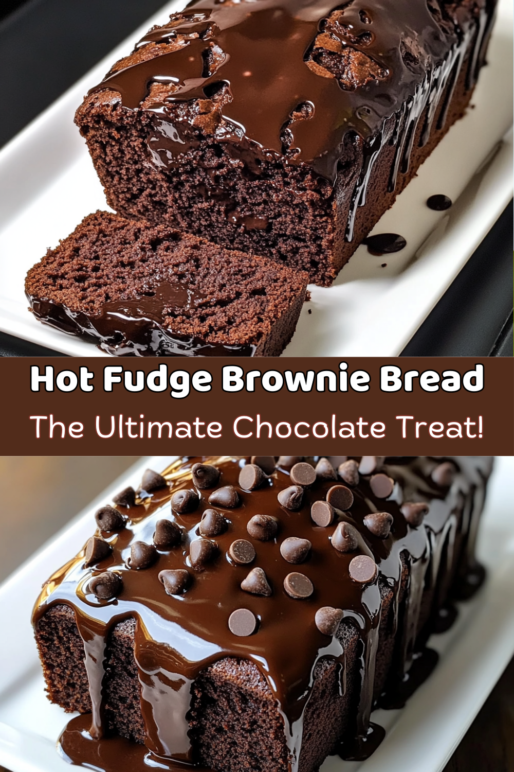 Hot Fudge Brownie Bread