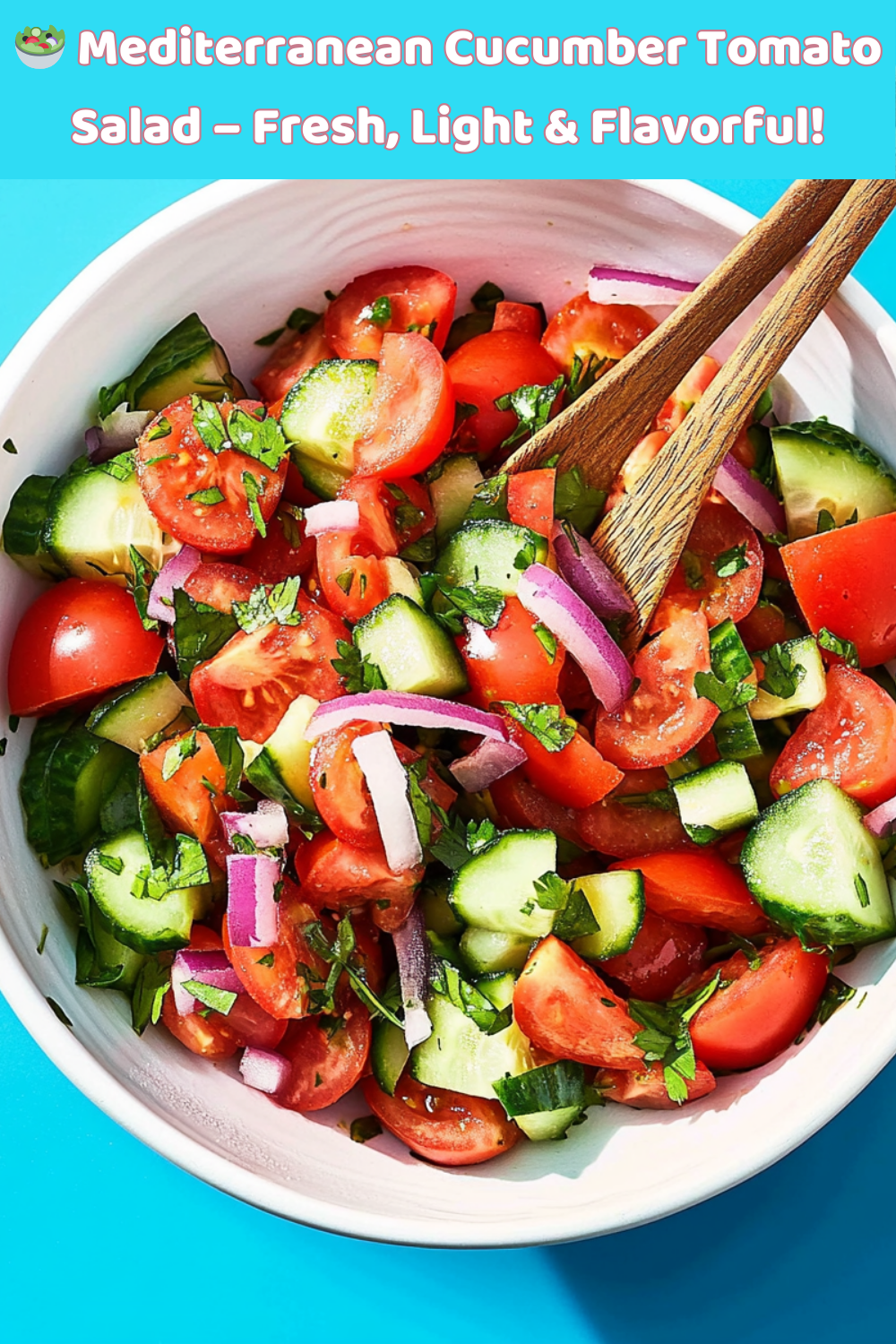 Mediterranean Cucumber Tomato Salad