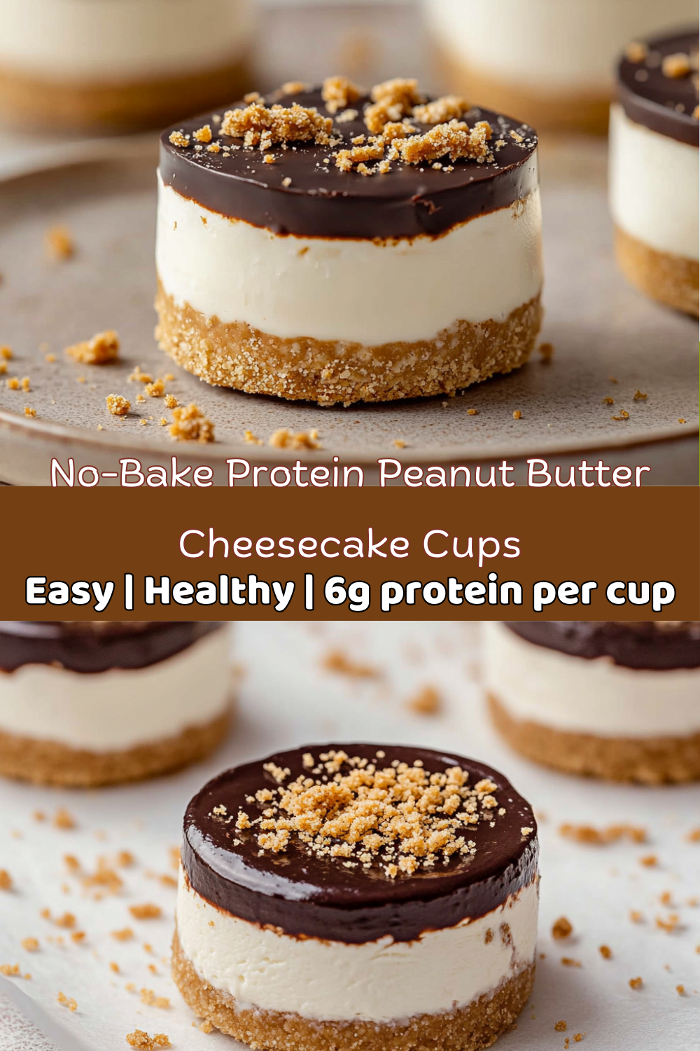 Protein Peanut Butter Cheesecake Cups 