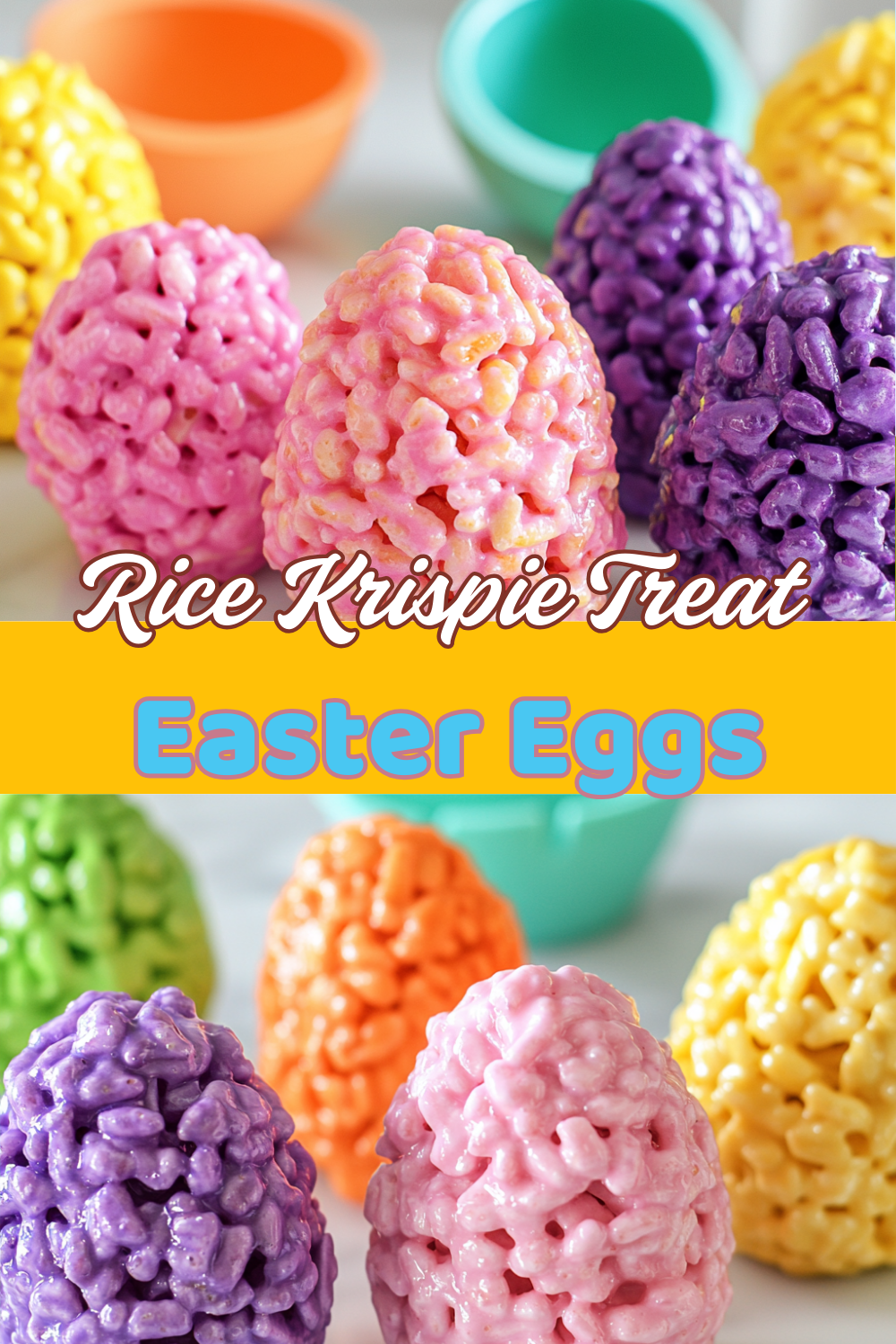 Rice Krispie Treat Easter Eggs