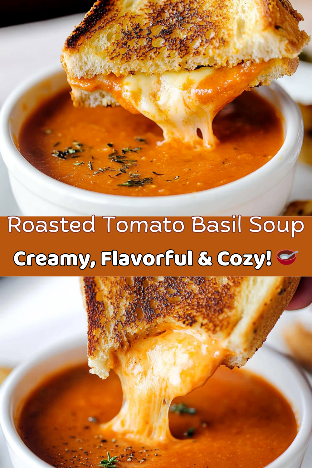 Roasted Tomato Basil Soup