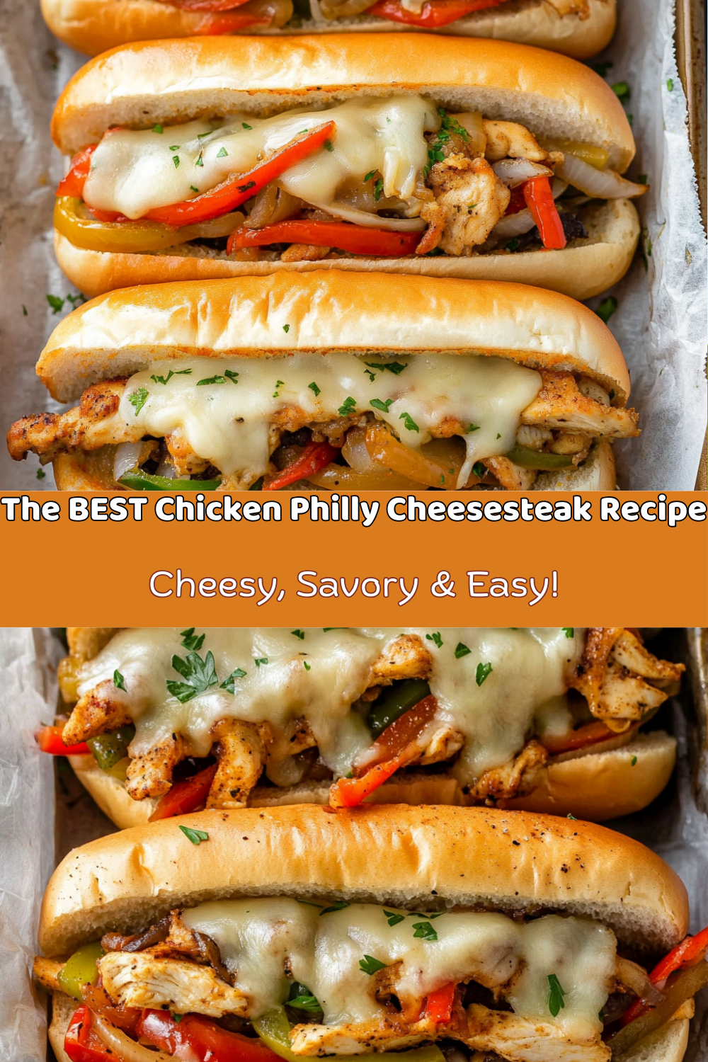 The BEST Chicken Philly Cheesesteak Recipe