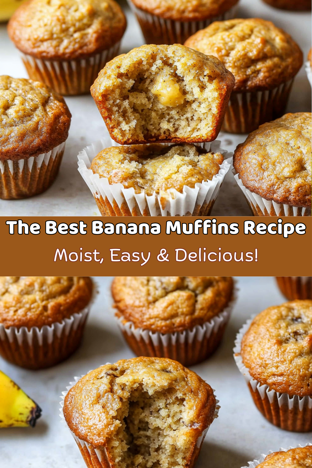 The Best Banana Muffins Recipe