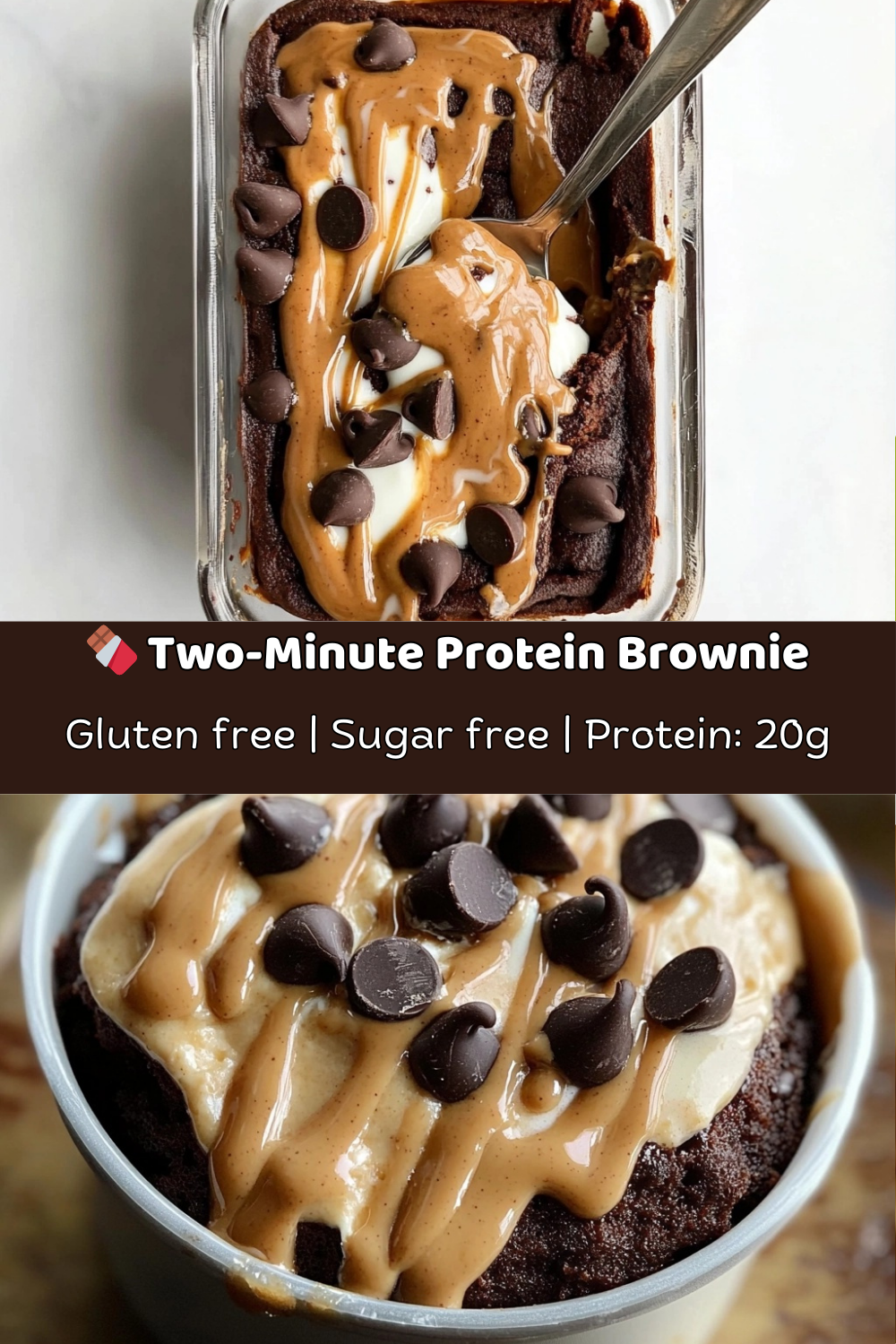 Two-Minute Protein Brownie 