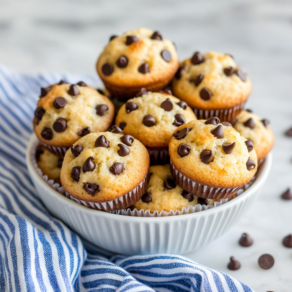 Greek Yogurt Chocolate Chip Muffins