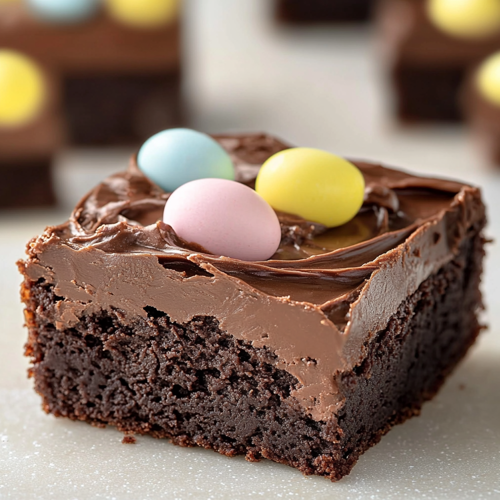 Easter Egg Brownies