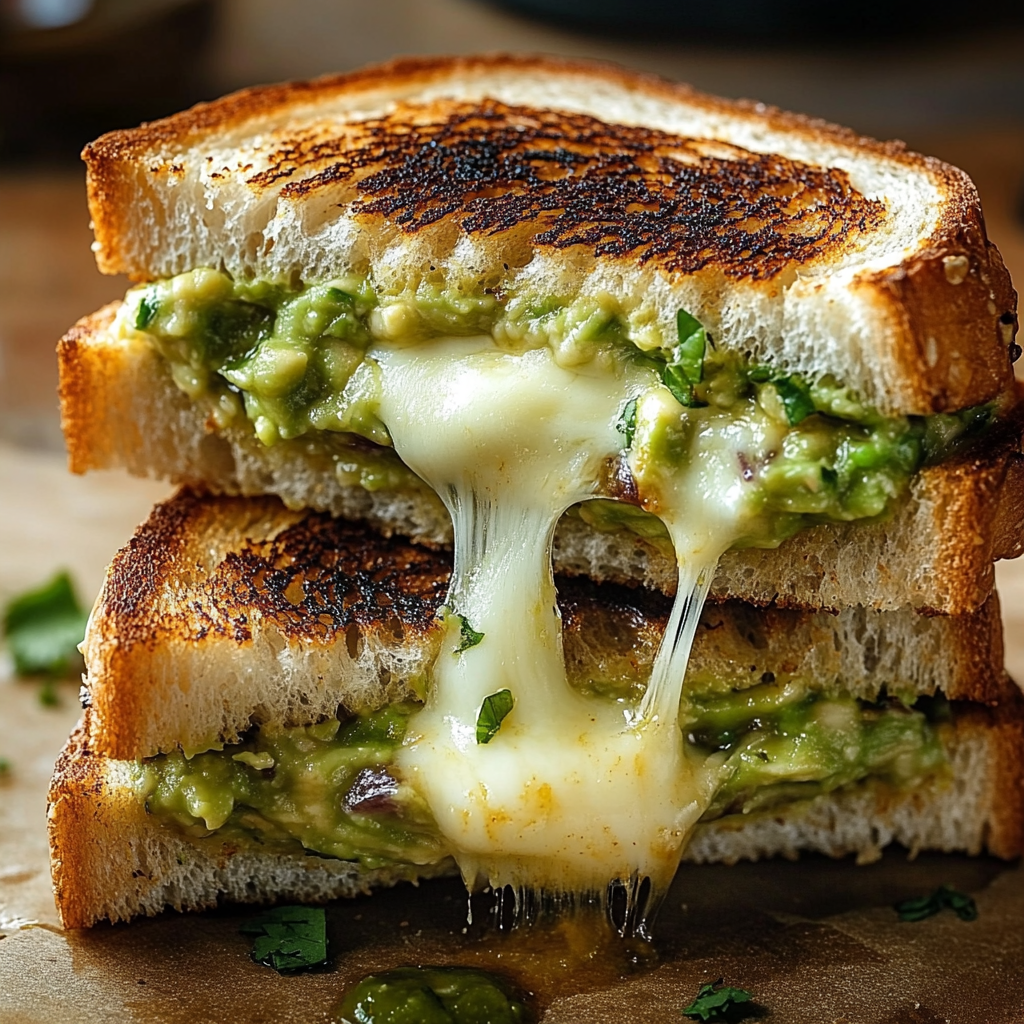Creamy Avocado Grilled Cheese Recipe