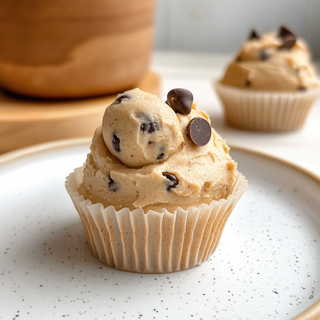 High-Protein Yogurt Cookie Dough Cups