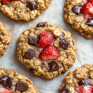 4-Ingredient Strawberry Cookies