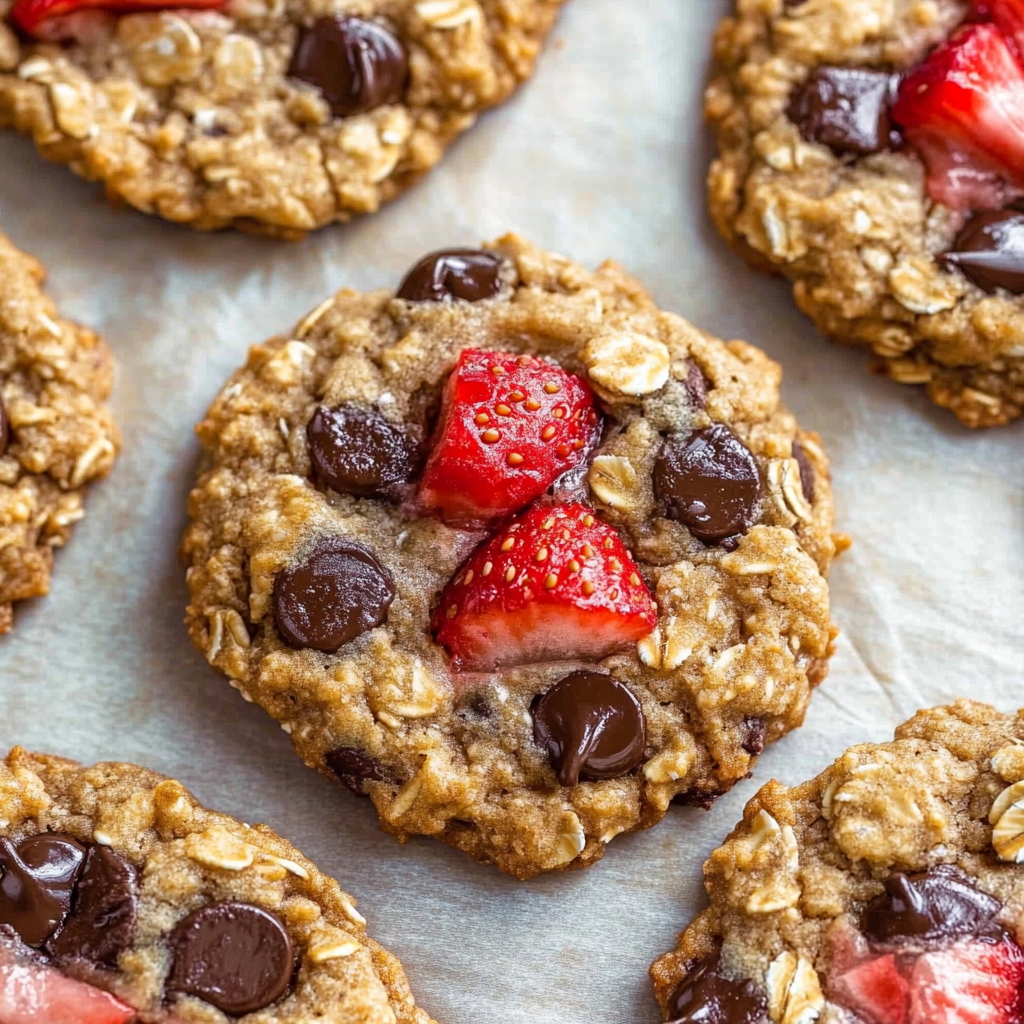 4-Ingredient Strawberry Cookies