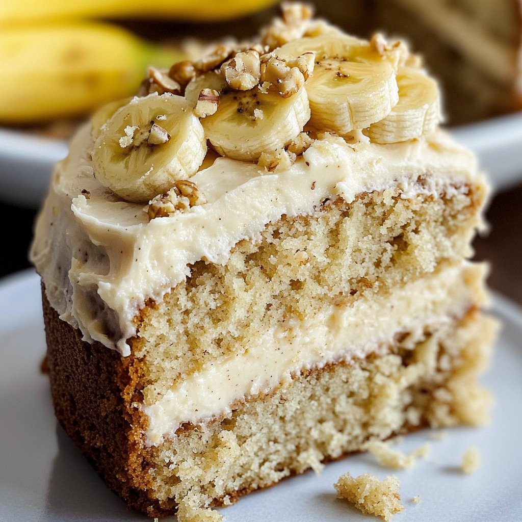 Banana Bread Cake with Cream Cheese Frosting