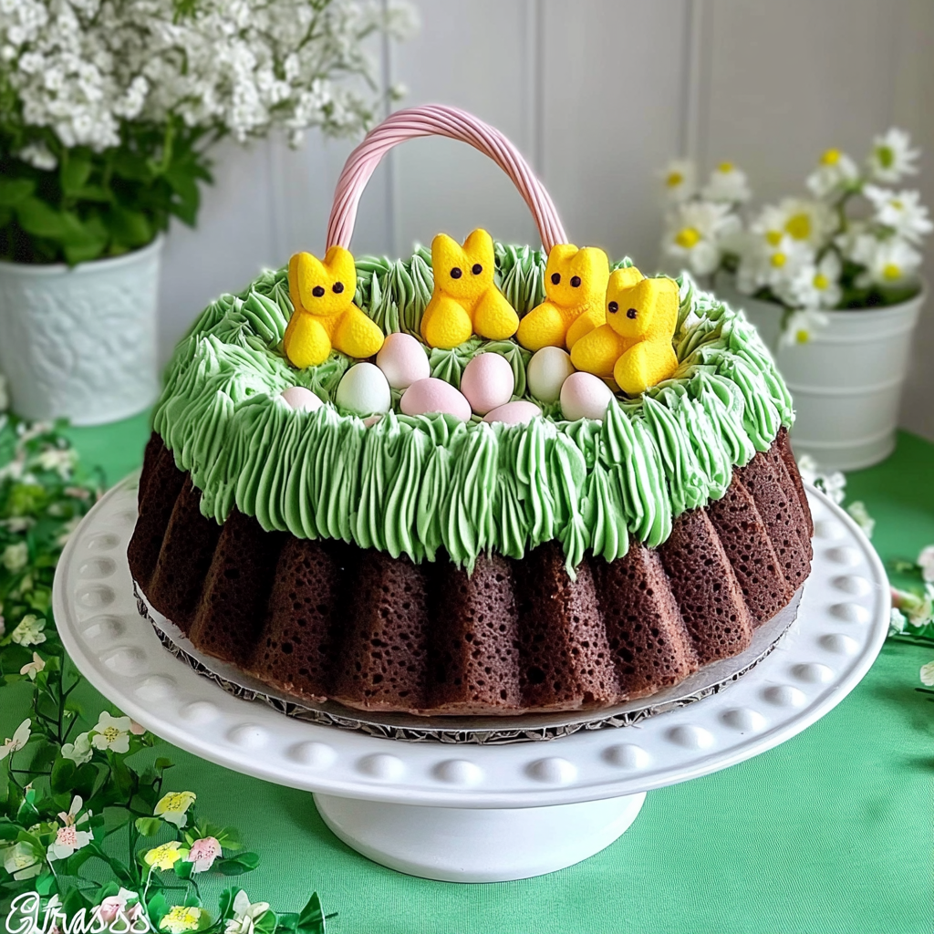 How to Make an Easter Basket Bundt Cake