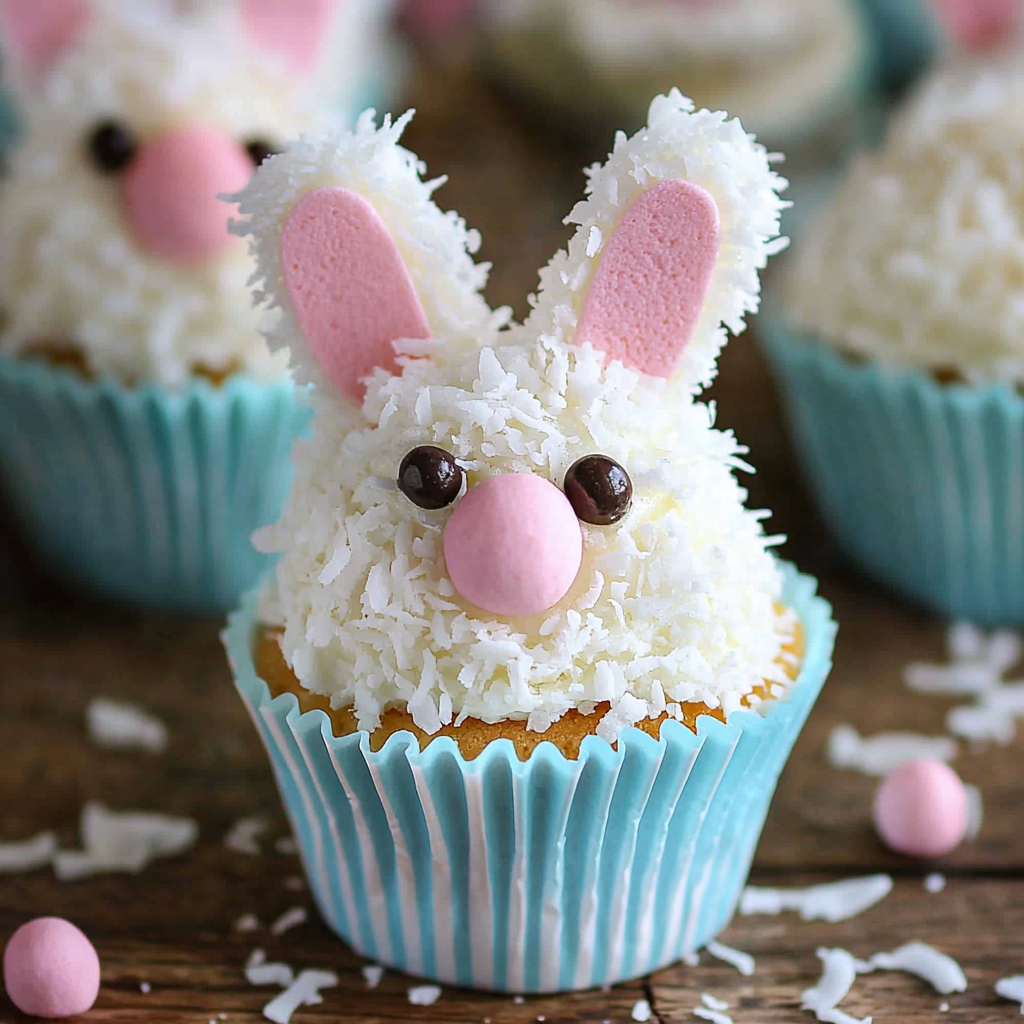 Easter Bunny Cupcakes