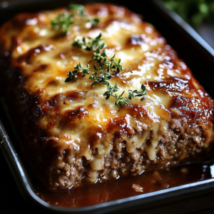 Melt-in-Your-Mouth Garlic Parmesan Chicken Meatloaf