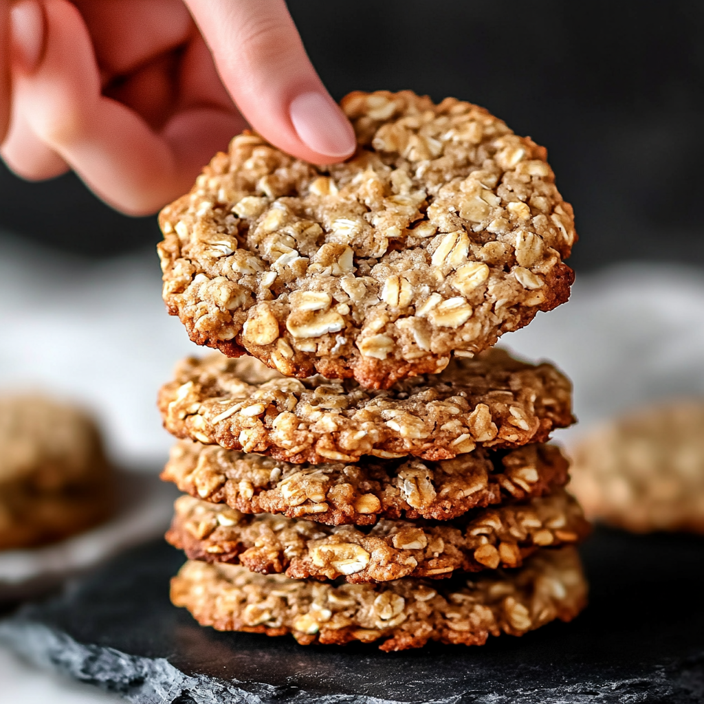 Simple Oatmeal Protein Cookies
