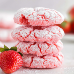 Strawberry Cake Mix Cookies