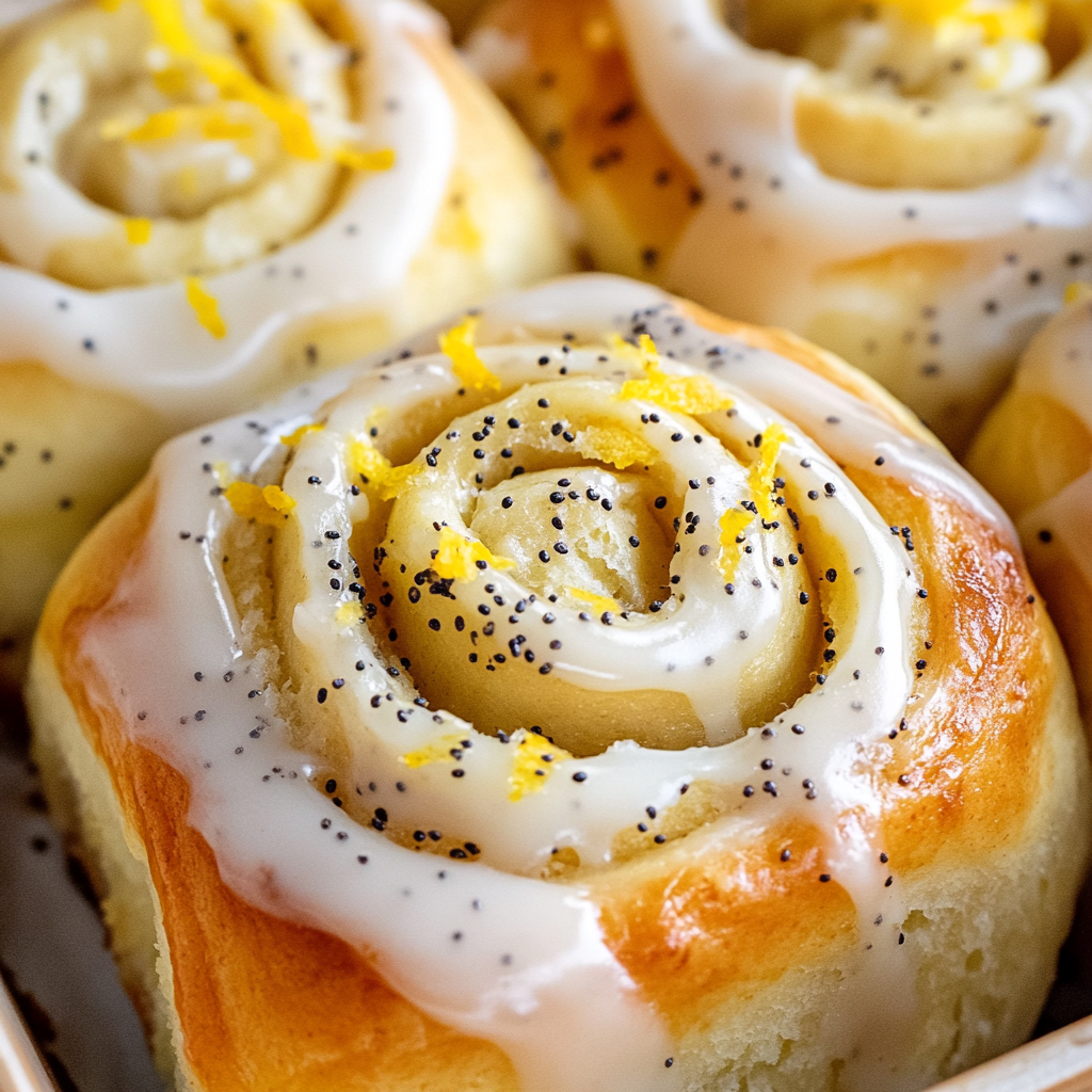 Soft & Gooey Lemon Rolls