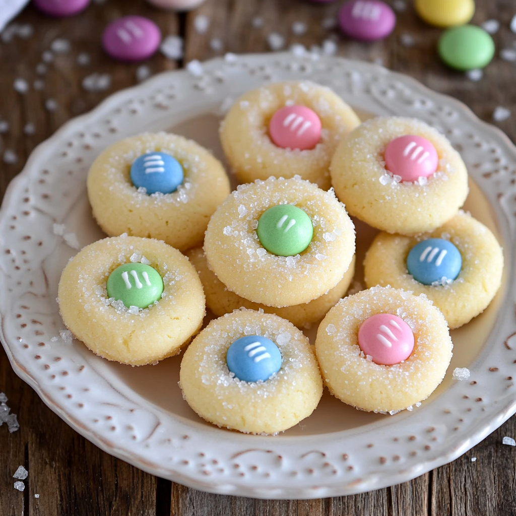Easter Bunny Button Cookies