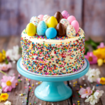 Funfetti Easter Egg Cake –