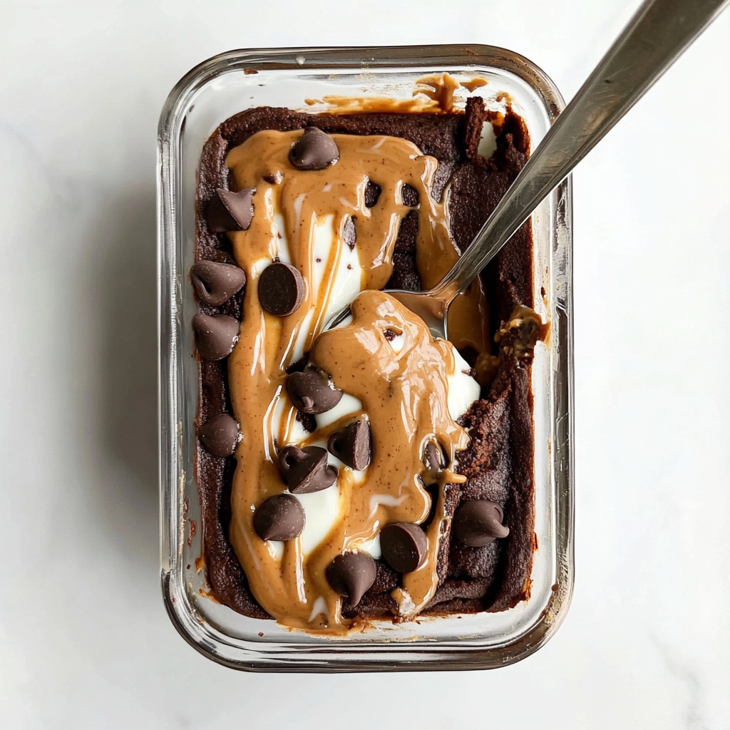 Two-Minute Protein Brownie