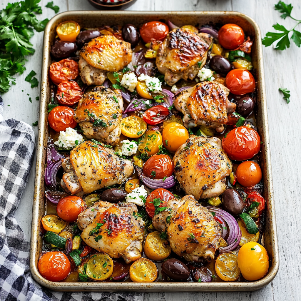 Greek Sheet Pan Chicken