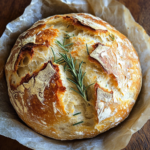 Rosemary & Roasted Garlic Artisan Bread Recipe