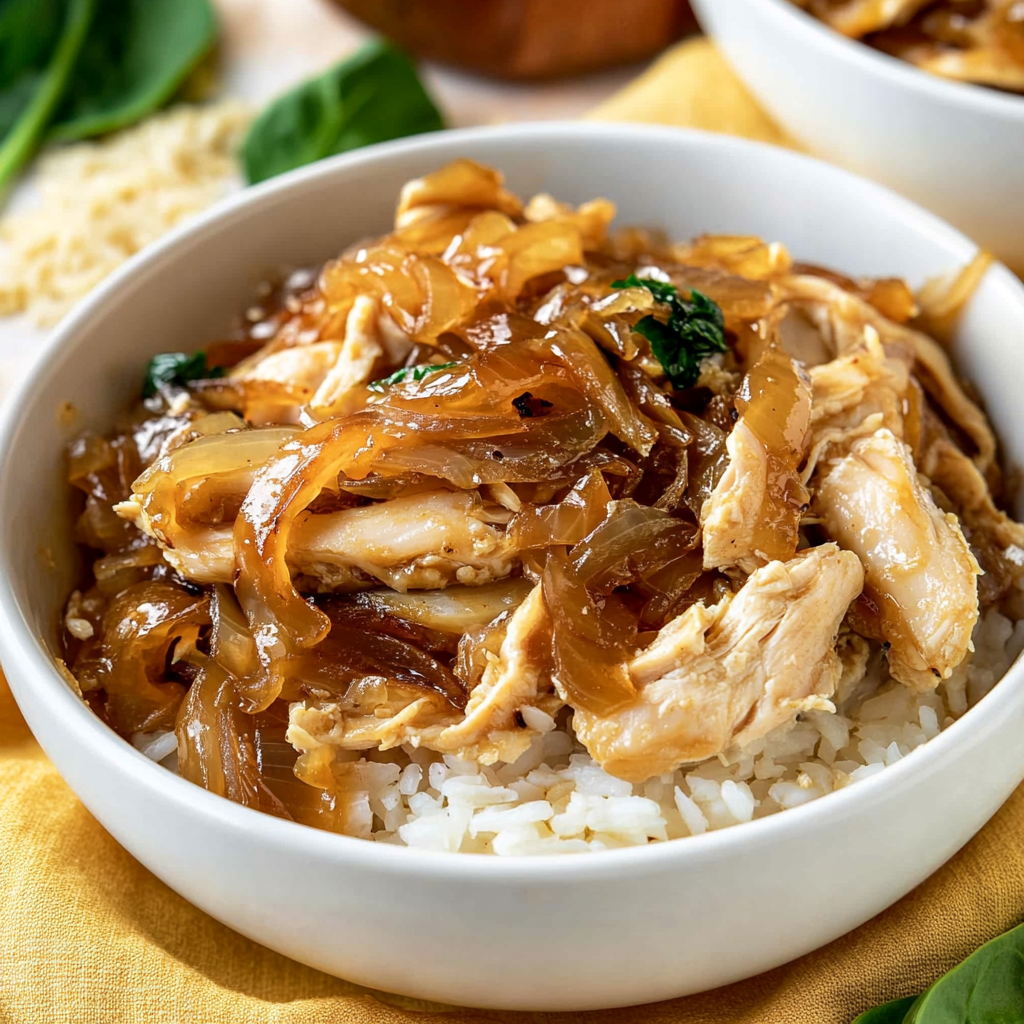 French Onion Chicken & Rice