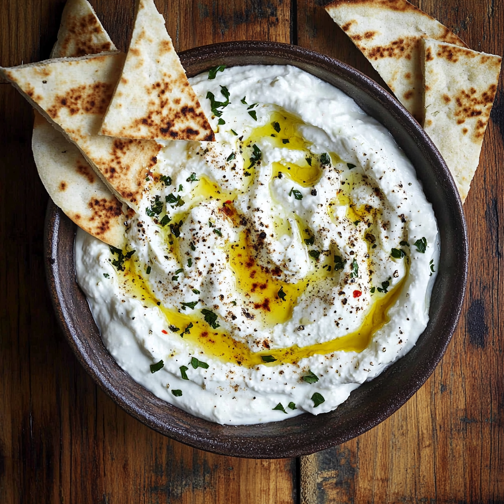 Whipped Feta Dip with Spicy Honey