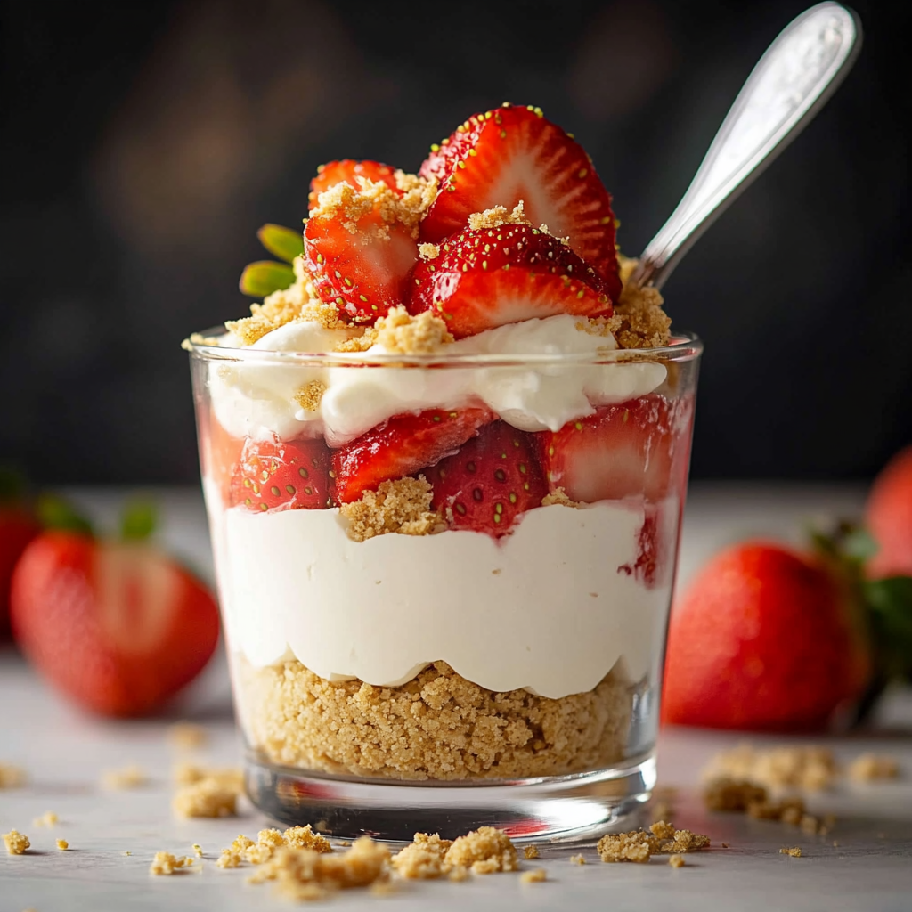 High-Protein Cheesecake Jars