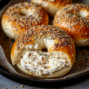 Cottage Cheese Protein Bagel