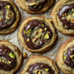 Pistachio Cream Chocolate Chip Cookies