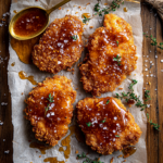 Baked Crunchy Hot Honey Chicken