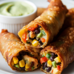 Southwest Chicken Egg Rolls