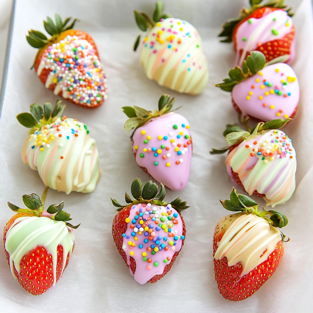 Adorable Easter Strawberries