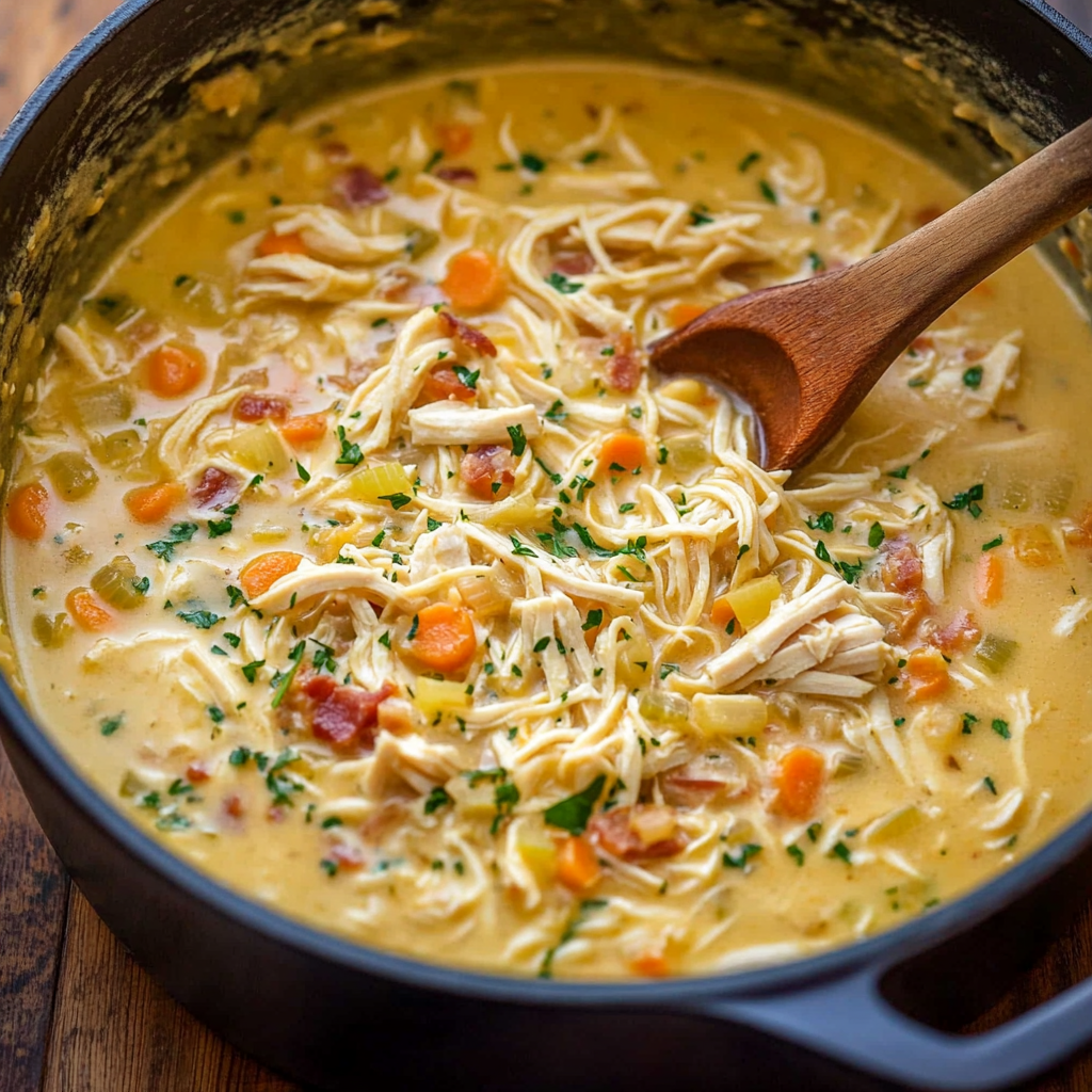 Crack Chicken Noodle Soup