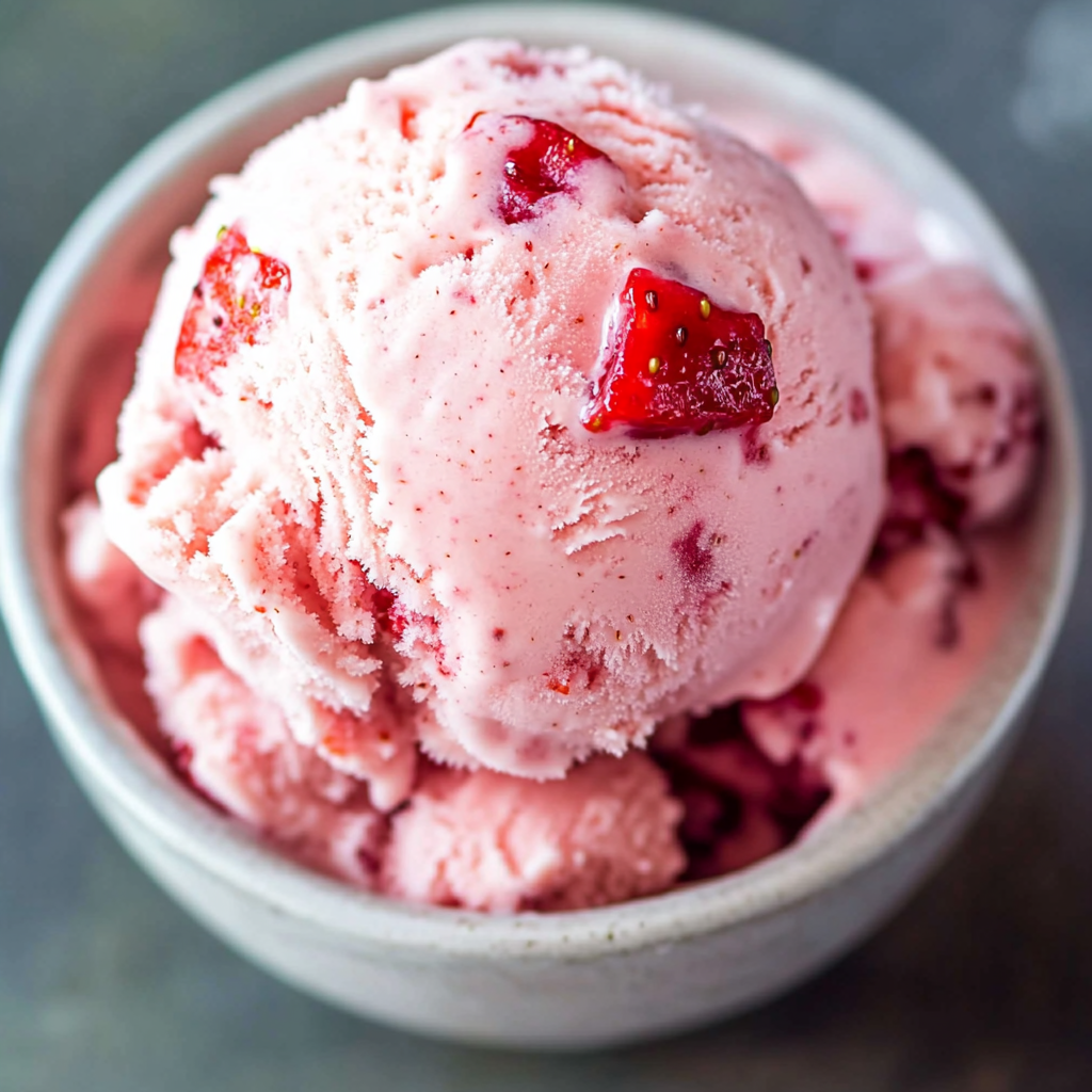 Strawberry Ice Cream Recipe