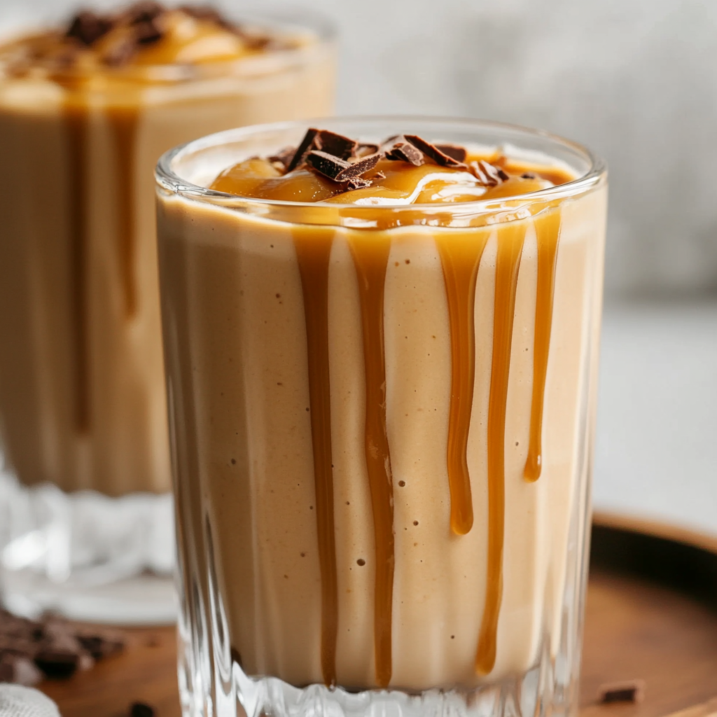 Easy Caramel Iced Coffee Protein Shake Recipe