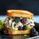 Low-Carb Blackberry Cottage Cheese Chicken Salad