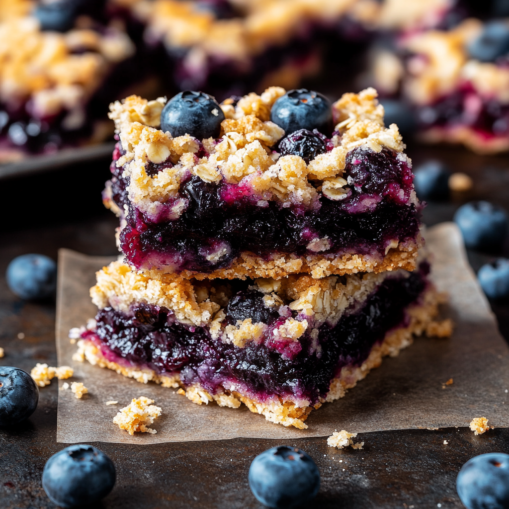 Blueberry Oatmeal Bars