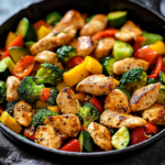 Healthy Chicken & Vegetables Skillet