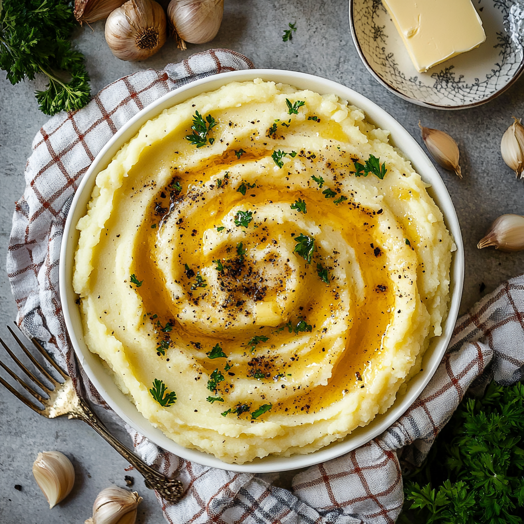 Creamy Garlic Mashed Potatoes