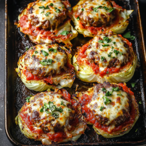 Oven-Baked Cabbage Burgers