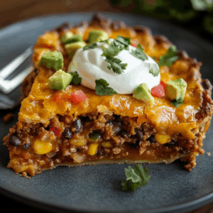 Crustless Taco Pie Magic