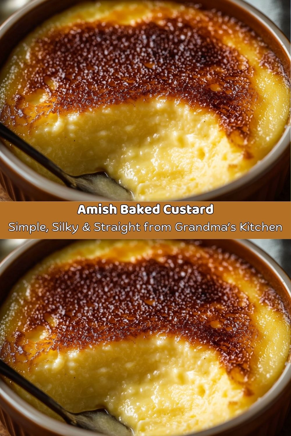 Amish Baked Custard
