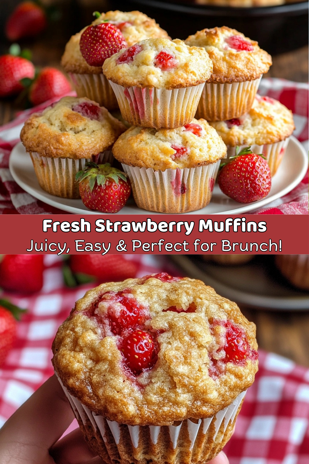 Fresh Strawberry Muffins Recipe