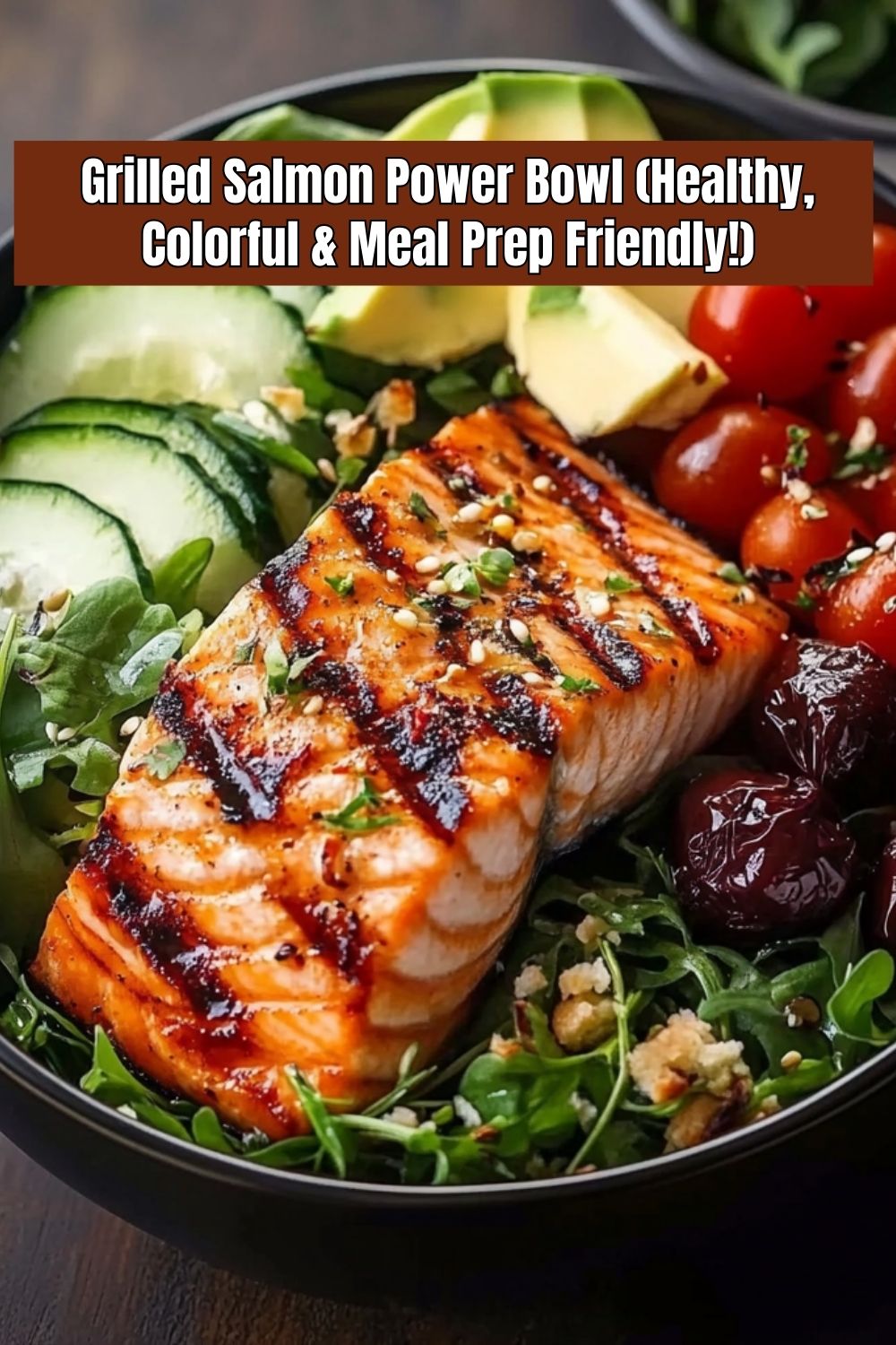 Grilled Salmon Power Bowl